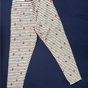 Isaac Mizrahi Kids Striped Leggings with Heart Accents